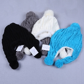 Wholesale fashion short  winter earflap hat