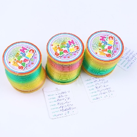 Wholesale 12 pcs 3D lamplight rainbow springs