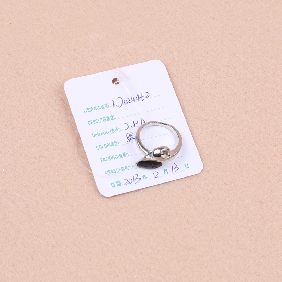 Wholesale new fashion black dribble alloy ring