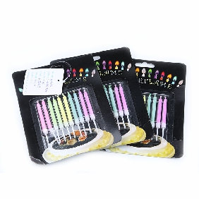 Wholesale Colorful  Flame Birthday Candle