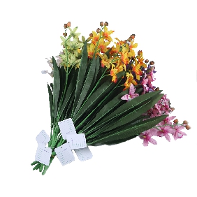 Wholesale The Fashion Artificial Flower for Home Decoration,7 Lot Orchid Perfume