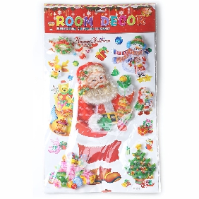 Wholesale 3D Room Decoration with Santa Claus Design