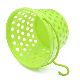 Wholesale Plastic Green Cylindrical  basket