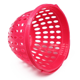 Wholesale Rose Red Plastic Frustum of  a cone  shaped basket