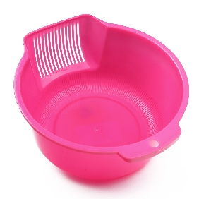 Wholesale Purple Plastic Double Vegatable Basin