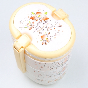 Wholesale Lunch box,Picnic box,Beige,Plastic lunch box,Layer 4 lunch box