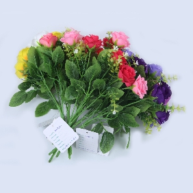Wholesale Plastic Weddding Decorative Artificial Flower Wholesale, 5 /8 Peach Rose Flower Bud