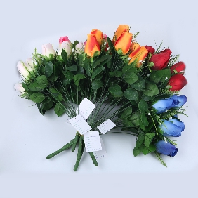 New Products 2015,Wedding Decoration Artificial Flower,12 Pearl Rose field