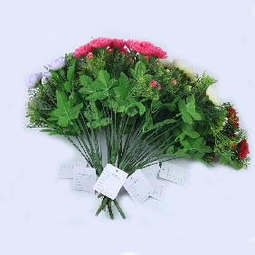Wholesale Cheap Price and High Quality Artificial Flower ,9 Hero Grass Carnation