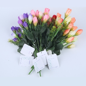 Wholesale 2015 Handmade Home Decorative Silk Popular Artificial Flower, 5 Casing Magnolia Bud