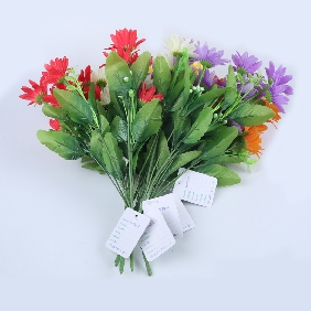 Wholesale 2015 Hot Style High Quality Artificial Flowers, 7 Ear Drops Eight Ju