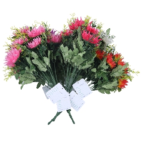 Wholesale Hot Sale Decorative Fabric Artificial Flowers For Sale, 12 Sunny Daisy