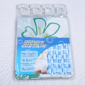 Wholesale Shower Curtain    Bath Curtain 1.8*1.8 with 12 hooks