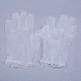 Wholesale hot sales safety gloves/ PVC safety gloves/ powder safety gloves
