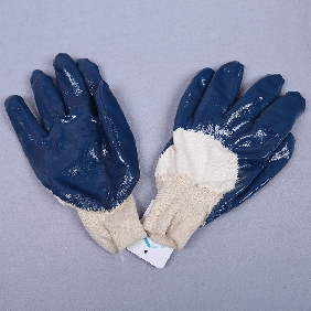 Wholesale hot sales safety gloves/ nitrile working gloves/ working gloves