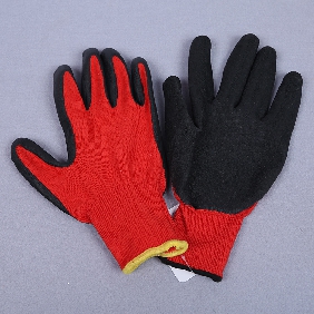 Wholesale hot sales safety gloves/ nitrile cotton working gloves/ working gloves