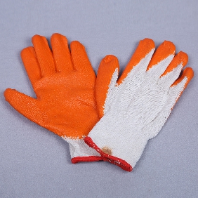 Wholesale hot sales safety gloves/ rubber mixing working gloves/ working gloves