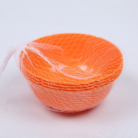 Wholesale Orange PP Round Bowl for Variety Usage