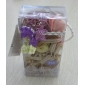 Wholesale Wonderful frangrance high quality fragrant oil unique design natural plant ribbon decorated dried flower potpourri