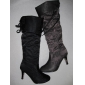 Trendy boots popular style PU material dress tall boots for ladies