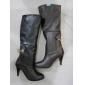 Fashion lady winter sexy tall boots, top quality PU material