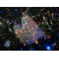 120cm height white Christmas tree with full lights up house decoration 9bnn31