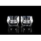 Wholesale Bowl Candle Holders Square Shape Low Home Decorations Crystal Crafts