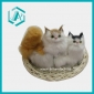 Wholesale Beautiful Home Decor Lovely Two Cat In The Basket