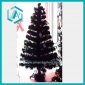 Green fiber optic Christmas tree with lights for Christmas holidays use