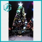 New fiber optic artificial colorful lighted Christmas tree with a star on the top