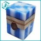 lovely colorful craft candle