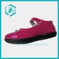 2010 Fashion leather kids sandal, wedge shape, wearproof sol...