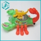 Newest fashion design scorpion shape wind-up toy with light