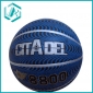 special design blue rubber basketballs with waves