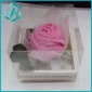 Valentine's day gift, cotton towel with rose shape in little box