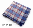 Wholesale Lady jacquard handkerchief fashional gridded bandanas with customers' printing