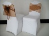 Wholesale wedding lycra spandex white or black chair cover and spandex chair band