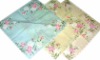 Wholesale Lady's waved edge flower design cotton handky