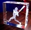 shining crystal 3d laser