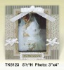 Handmade Paper Wedding Scrapbook Photo Frame