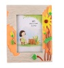 plastic flower photo frame KD523
