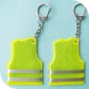 Reflective vest keychain