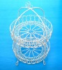 Wholesale Double Layer Metal Bathroom Storage Rack