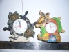 resin tortoise clock