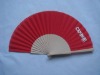 Wholesale promotional wooden fans for gift