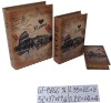 Wholesale wood book storage box