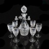 wholesale natural crystal wine set/freighe free