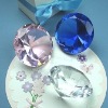 Wholesale engraved wedding crystal paperweight diamond shaped