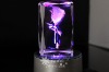 lighted crystal display stand