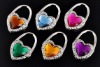 Wholesale exquisite love shape handbag hook